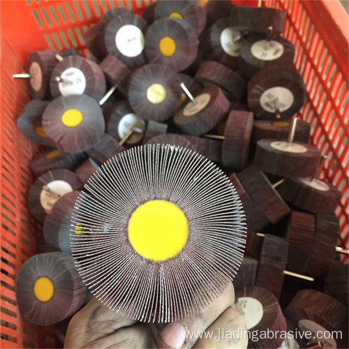 abrasive polishing flap wheels with shaft 25mm